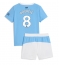 Manchester City Mateo Kovacic #8 Hjemmebanetrøje Børn 2025-26 Kort ærmer (+ bukser)