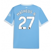Manchester City Matheus Nunes #27 Hjemmebanetrøje 2026-27 Kort ærmer
