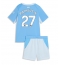 Manchester City Matheus Nunes #27 Hjemmebanetrøje Børn 2026-27 Kort ærmer (+ bukser)