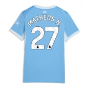Manchester City Matheus Nunes #27 Hjemmebanetrøje Dame 2026-27 Kort ærmer
