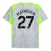 Manchester City Matheus Nunes #27 Tredje trøje 2025-26 Kort ærmer