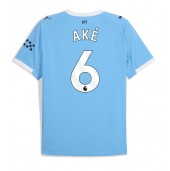 Manchester City Nathan Ake #6 Hjemmebanetrøje 2025-26 Kort ærmer