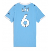 Manchester City Nathan Ake #6 Hjemmebanetrøje Dame 2025-26 Kort ærmer