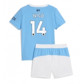Manchester City Nico Gonzalez #14 Hjemmebanetrøje Børn 2025-26 Kort ærmer (+ bukser)