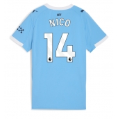 Manchester City Nico Gonzalez #14 Hjemmebanetrøje Dame 2025-26 Kort ærmer