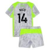 Manchester City Nico Gonzalez #14 Tredje trøje Børn 2025-26 Kort ærmer (+ bukser)