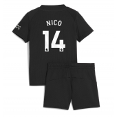 Manchester City Nico Gonzalez #14 Udebanetrøje Børn 2025-26 Kort ærmer (+ bukser)