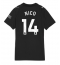 Manchester City Nico Gonzalez #14 Udebanetrøje Dame 2025-26 Kort ærmer