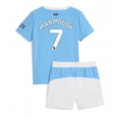 Manchester City Omar Marmoush #7 Hjemmebanetrøje Børn 2025-26 Kort ærmer (+ bukser)