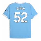 Manchester City Oscar Bobb #52 Hjemmebanetrøje 2025-26 Kort ærmer
