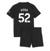 Manchester City Oscar Bobb #52 Udebanetrøje Børn 2025-26 Kort ærmer (+ bukser)