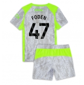 Manchester City Phil Foden #47 Tredje trøje Børn 2025-26 Kort ærmer (+ bukser)