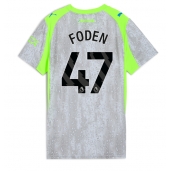 Manchester City Phil Foden #47 Tredje trøje Dame 2025-26 Kort ærmer