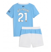Manchester City Rayan Ait-Nouri #21 Hjemmebanetrøje Børn 2025-26 Kort ærmer (+ bukser)