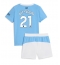 Manchester City Rayan Ait-Nouri #21 Hjemmebanetrøje Børn 2025-26 Kort ærmer (+ bukser)