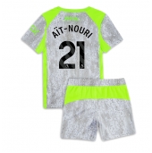 Manchester City Rayan Ait-Nouri #21 Tredje trøje Børn 2025-26 Kort ærmer (+ bukser)