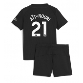 Manchester City Rayan Ait-Nouri #21 Udebanetrøje Børn 2025-26 Kort ærmer (+ bukser)