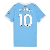 Manchester City Rayan Cherki #10 Hjemmebanetrøje Dame 2025-26 Kort ærmer