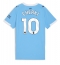 Manchester City Rayan Cherki #10 Hjemmebanetrøje Dame 2025-26 Kort ærmer