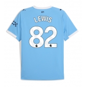 Manchester City Rico Lewis #82 Hjemmebanetrøje 2025-26 Kort ærmer