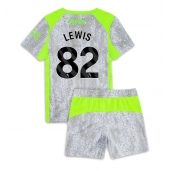 Manchester City Rico Lewis #82 Tredje trøje Børn 2025-26 Kort ærmer (+ bukser)