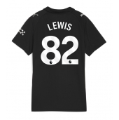 Manchester City Rico Lewis #82 Udebanetrøje Dame 2025-26 Kort ærmer
