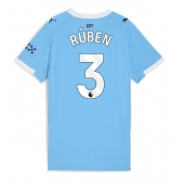 Manchester City Ruben Dias #3 Hjemmebanetrøje Dame 2025-26 Kort ærmer