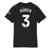 Manchester City Ruben Dias #3 Udebanetrøje Dame 2025-26 Kort ærmer