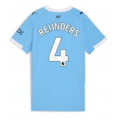 Manchester City Tijjani Reijnders #4 Hjemmebanetrøje Dame 2025-26 Kort ærmer