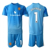 Manchester United Altay Bayindir #1 Målmand Hjemmebanetrøje Børn 2025-26 Kort ærmer (+ bukser)