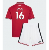 Manchester United Amad Diallo #16 Hjemmebanetrøje Børn 2026-27 Kort ærmer (+ bukser)
