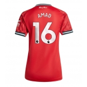 Manchester United Amad Diallo #16 Hjemmebanetrøje Dame 2025-26 Kort ærmer