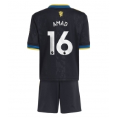 Manchester United Amad Diallo #16 Tredje trøje Børn 2025-26 Kort ærmer (+ bukser)