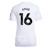 Manchester United Amad Diallo #16 Udebanetrøje Dame 2025-26 Kort ærmer