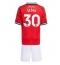 Manchester United Benjamin Sesko #30 Hjemmebanetrøje Børn 2025-26 Kort ærmer (+ bukser)