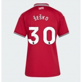 Manchester United Benjamin Sesko #30 Hjemmebanetrøje Dame 2026-27 Kort ærmer