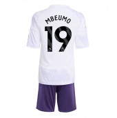 Manchester United Bryan Mbeumo #19 Udebanetrøje Børn 2025-26 Kort ærmer (+ bukser)