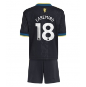 Manchester United Casemiro #18 Tredje trøje Børn 2025-26 Kort ærmer (+ bukser)
