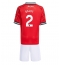 Manchester United Diogo Dalot #2 Hjemmebanetrøje Børn 2025-26 Kort ærmer (+ bukser)