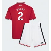 Manchester United Diogo Dalot #2 Hjemmebanetrøje Børn 2026-27 Kort ærmer (+ bukser)