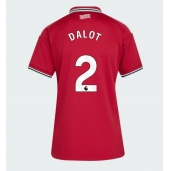 Manchester United Diogo Dalot #2 Hjemmebanetrøje Dame 2026-27 Kort ærmer