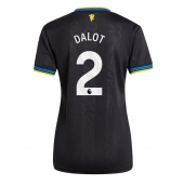 Manchester United Diogo Dalot #2 Tredje trøje Dame 2025-26 Kort ærmer