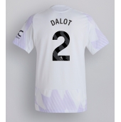 Manchester United Diogo Dalot #2 Udebanetrøje 2025-26 Kort ærmer