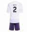 Manchester United Diogo Dalot #2 Udebanetrøje Børn 2025-26 Kort ærmer (+ bukser)
