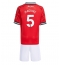 Manchester United Harry Maguire #5 Hjemmebanetrøje Børn 2025-26 Kort ærmer (+ bukser)