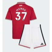 Manchester United Kobbie Mainoo #37 Hjemmebanetrøje Børn 2026-27 Kort ærmer (+ bukser)