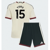 Manchester United Leny Yoro #15 Tredje trøje Børn 2026-27 Kort ærmer (+ bukser)