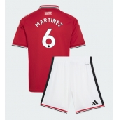 Manchester United Lisandro Martinez #6 Hjemmebanetrøje Børn 2026-27 Kort ærmer (+ bukser)