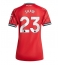 Manchester United Luke Shaw #23 Hjemmebanetrøje Dame 2025-26 Kort ærmer