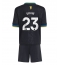 Manchester United Luke Shaw #23 Tredje trøje Børn 2025-26 Kort ærmer (+ bukser)